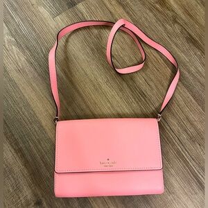 Kate Spade Perry Leather Crossbody in Pink
